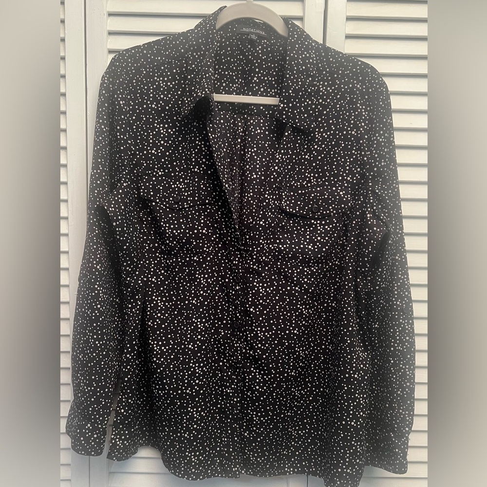 Notations Black and White Speckled